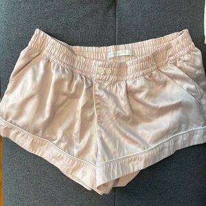 Abercrombie & Fitch Blush Satin Shorts